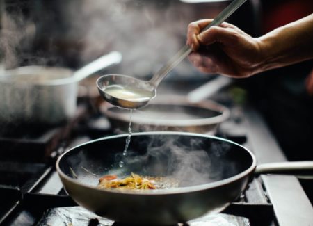 La Forchetta di Parma, con il Risotto al radicchio rosso