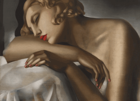 The Sleeper Tamara de Lempicka Original Title: La Dormeuse Date: 1932 Style: Art Deco Genre: portrait