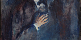 Edvard Munch - Autoritratto con sigaretta 1895