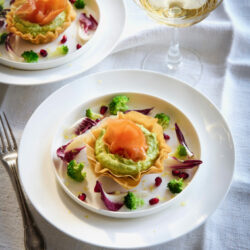 Crostatine con mousse di broccoli